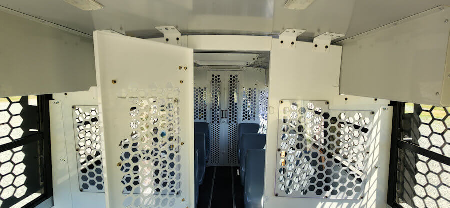 North Carolina Custom Designed and buit Prisoner Transport Bus